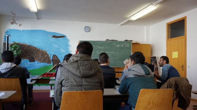 In der Silberburgstraße 6 in Reutlingen wurde ein Klassenzimmer für Deutschkurse ein-gerichtet. FOTO: ZMS