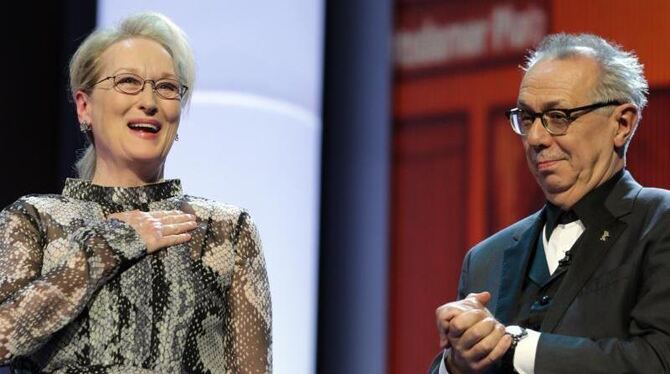 Ein echter Coup: Berlinale-Chef Dieter Kosslick konnte Hollywood-Star Meryl Streep als Jury-Präsidentin gewinnen. Foto: Micha
