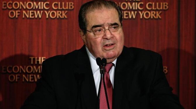 Antonin Scalia, hier am 8. Februar in New York, wurde tot auf seiner Ranch in Texas gefunden. Foto: Peter Foley