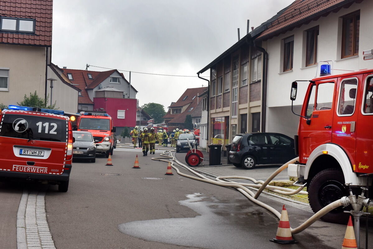 Brand in Einfamilienhaus in Walddorfhäslach