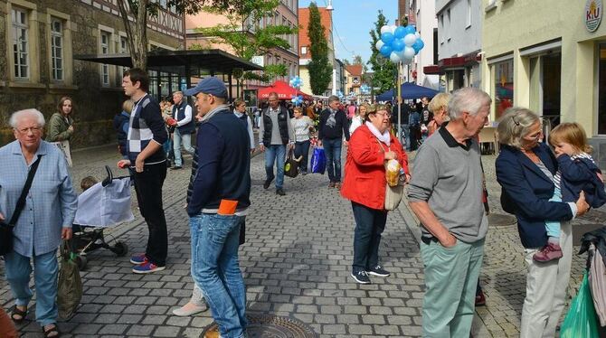 Eine Aktion mit viel Besucherresonanz ist  das alljährliche Metzgerstraßenfest.