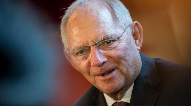 Bundesfinanzminister Wolfgang Schäuble. Bund und Länder haben in Sachen Finanzbeziehungen eine Grundsatzeinigung erreicht. Fo