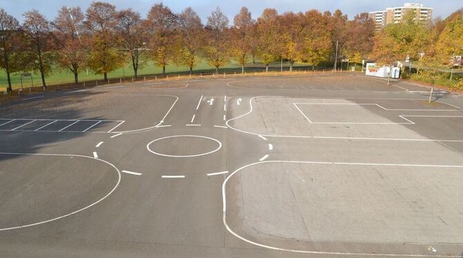 Der Verkehrsübungsplatz an der Kreuzeiche wurde neu gestaltet. FOTO: PR Der Verkehrsübungsplatz an der Kreuzeiche wurde neu gestaltet. FOTO: PR