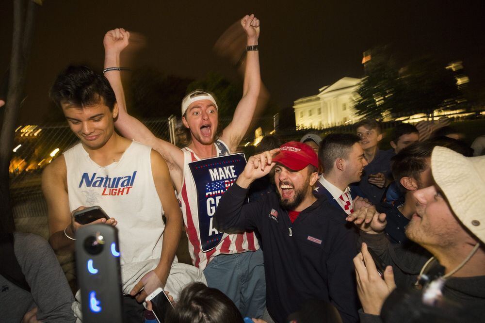 US-Wahl: Jubel und Entsetzen nah beieinander