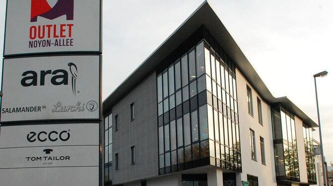 Das Outlet-Center Noyon-Allee.