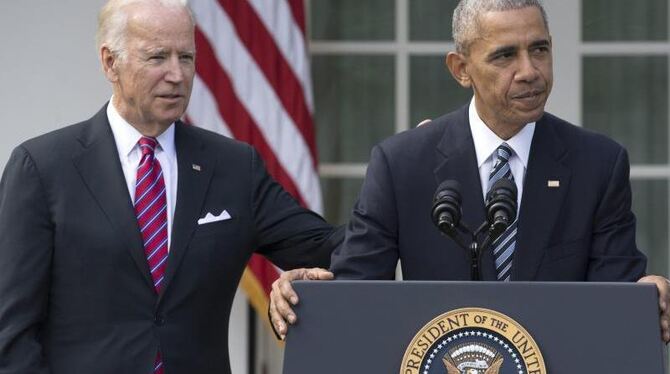 Dreamteam: Barack Obama und Joe Biden. Foto: Michael Reynolds