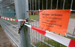 Gesperrter Geflügelbetrieb im Kreis Dithmarschen in Schleswig-Holstein. Foto: Bodo Marks