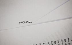Ein Adjektiv wird zum «Wort des Jahres»: «postfaktisch». Foto: Susann Prautsch