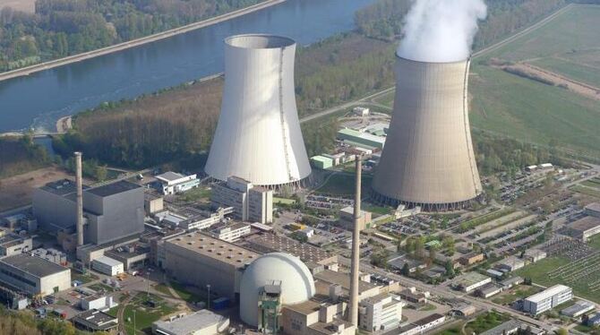 Das Atomkraftwerk Philippsburg.