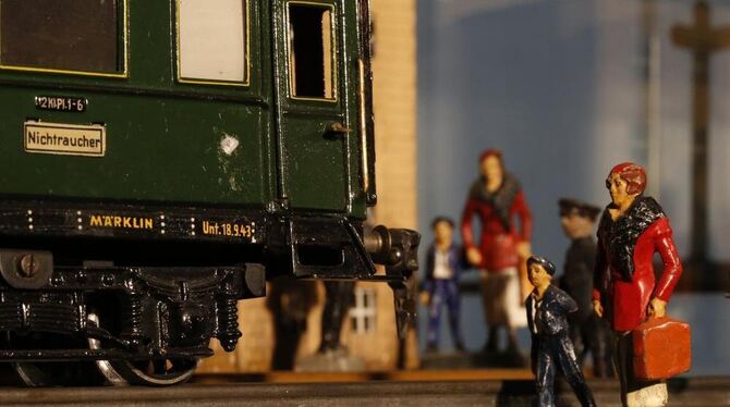 Die Welt der Eisenbahn im Kleinen: Das Museum Boxenstop zeigt sie in  unterschiedlichen Größen. FOTO: PR