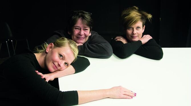 Kathrin Kestler (von links), Eva Hosemann und Linda Schlepps. FOTO: PR