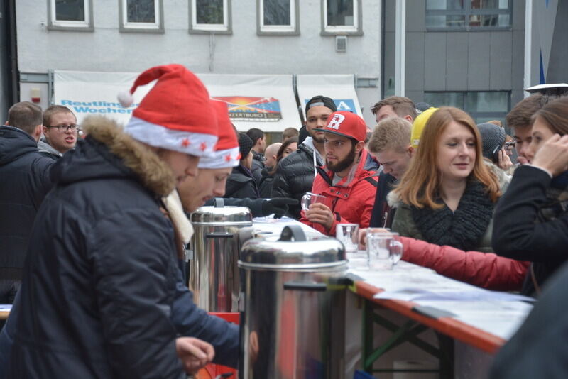 Heiliger Morgen in der Reutlinger Innenstadt 2016