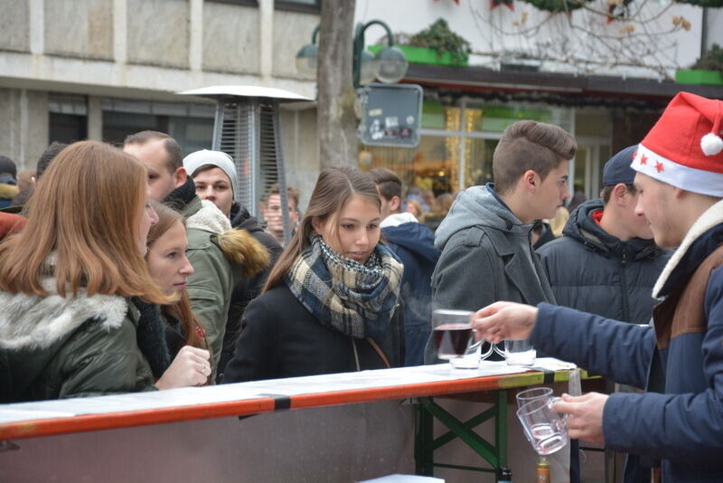Heiliger Morgen in der Reutlinger Innenstadt 2016