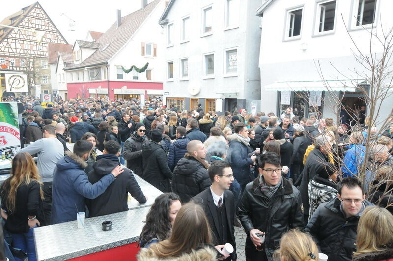 Heiliger Morgen in der Reutlinger Innenstadt 2016
