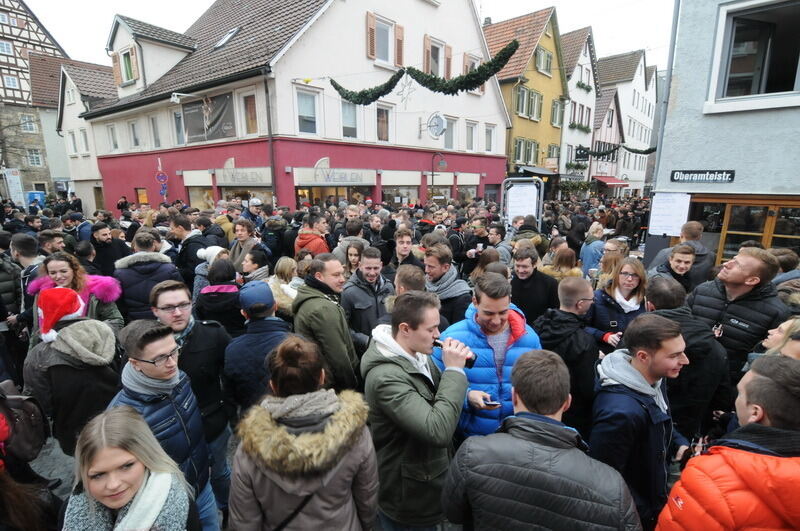 Heiliger Morgen in der Reutlinger Innenstadt 2016
