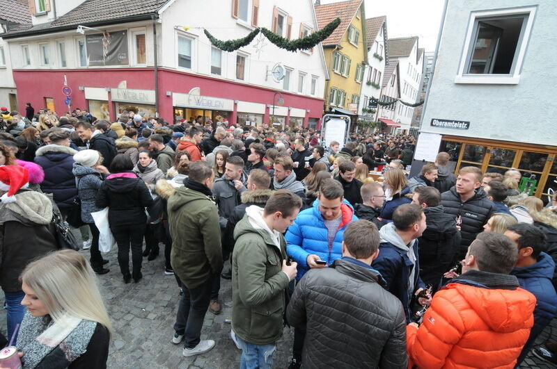 Heiliger Morgen in der Reutlinger Innenstadt 2016