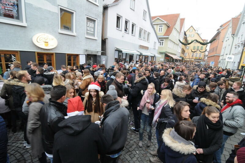 Heiliger Morgen in der Reutlinger Innenstadt 2016
