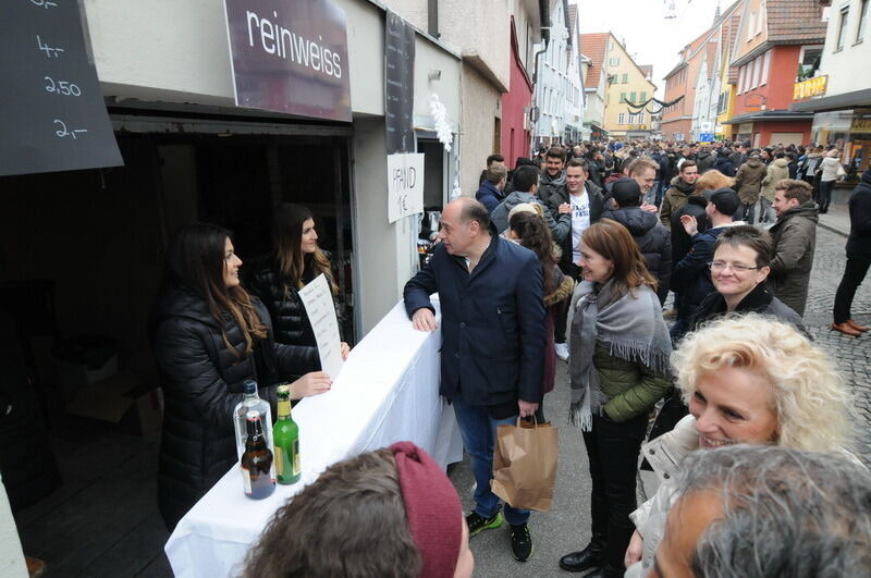 Heiliger Morgen in der Reutlinger Innenstadt 2016