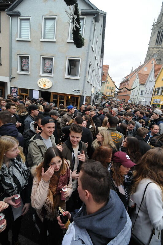 Heiliger Morgen in der Reutlinger Innenstadt 2016