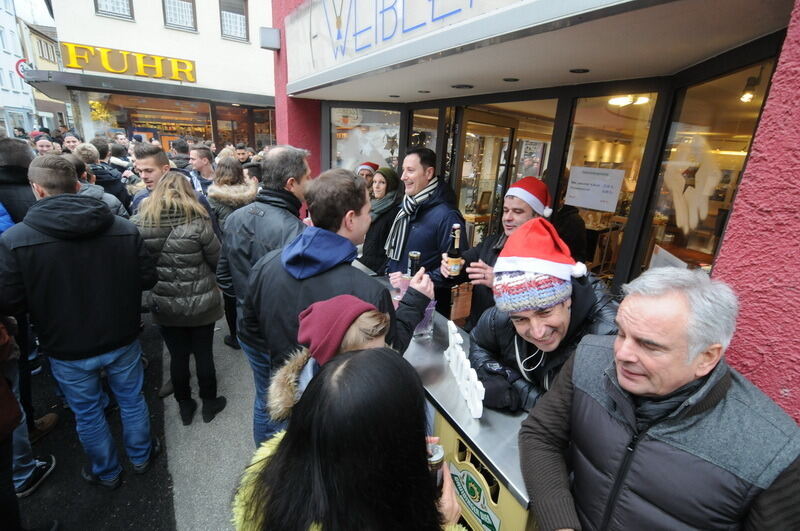 Heiliger Morgen in der Reutlinger Innenstadt 2016