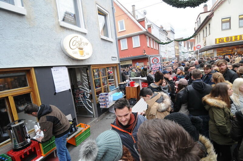 Heiliger Morgen in der Reutlinger Innenstadt 2016