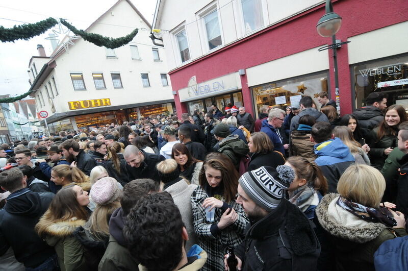 Heiliger Morgen in der Reutlinger Innenstadt 2016