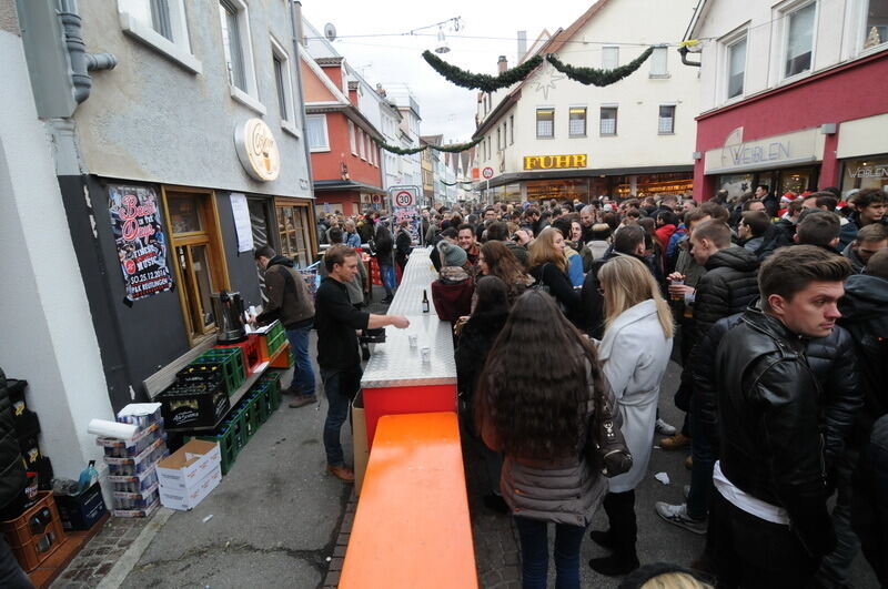 Heiliger Morgen in der Reutlinger Innenstadt 2016
