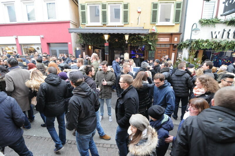 Heiliger Morgen in der Reutlinger Innenstadt 2016