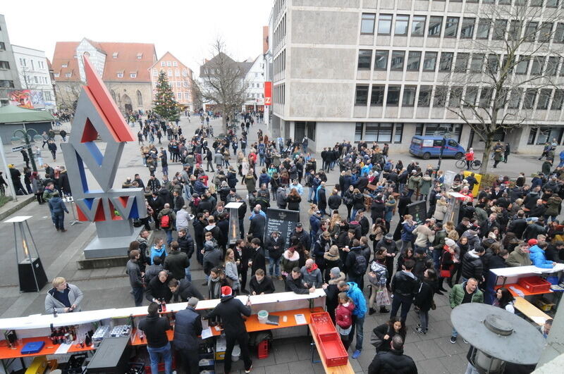 Heiliger Morgen in der Reutlinger Innenstadt 2016