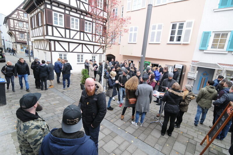 Heiliger Morgen in der Reutlinger Innenstadt 2016