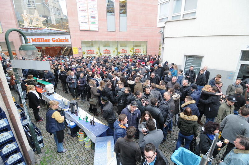 Heiliger Morgen in der Reutlinger Innenstadt 2016