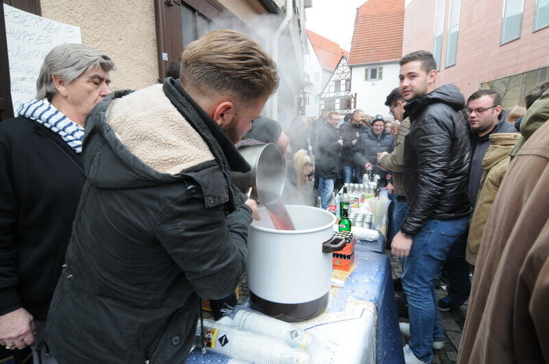 Heiliger Morgen in der Reutlinger Innenstadt 2016