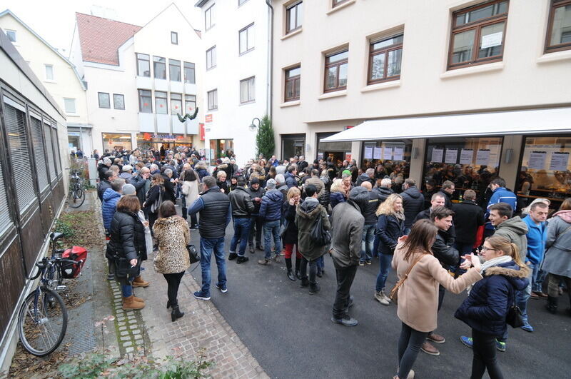 Heiliger Morgen in der Reutlinger Innenstadt 2016