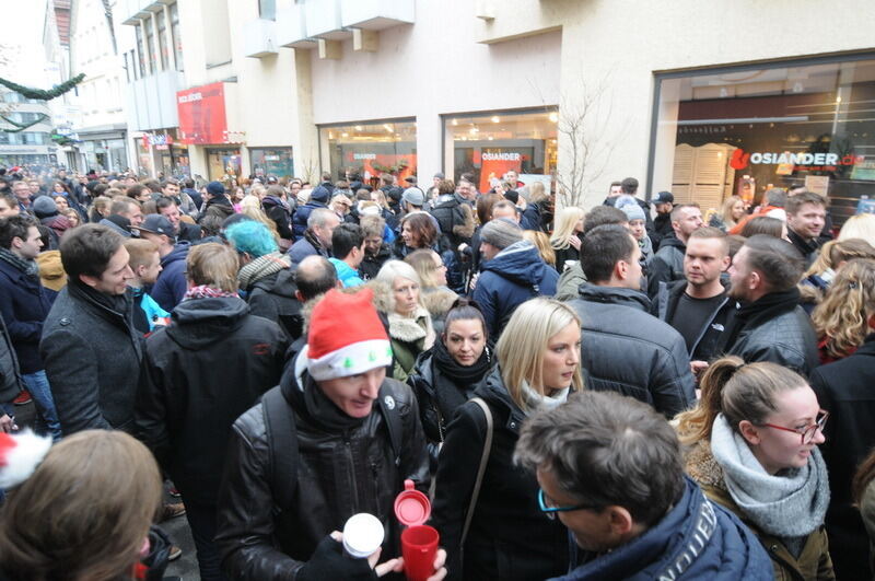 Heiliger Morgen in der Reutlinger Innenstadt 2016