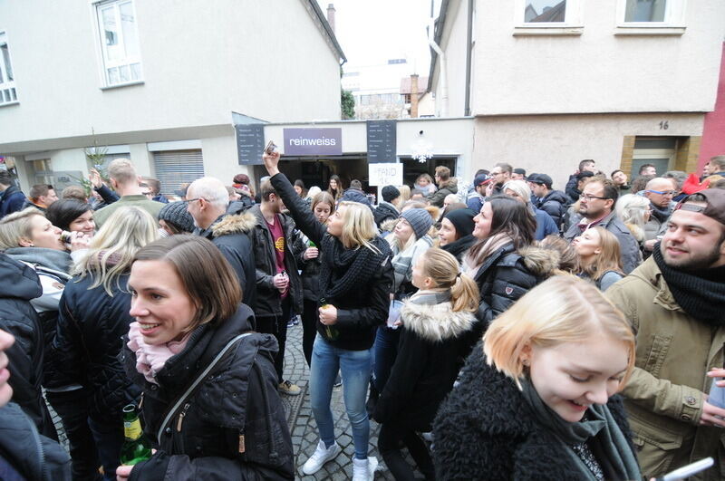 Heiliger Morgen in der Reutlinger Innenstadt 2016