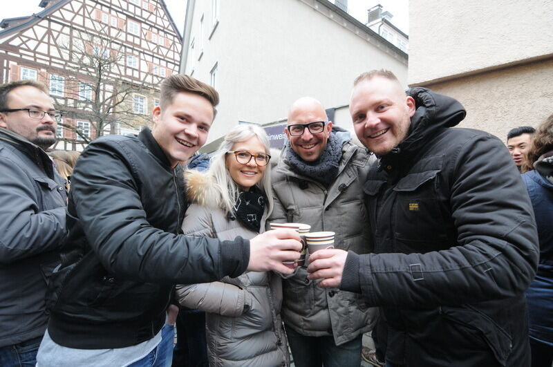 Heiliger Morgen in der Reutlinger Innenstadt 2016