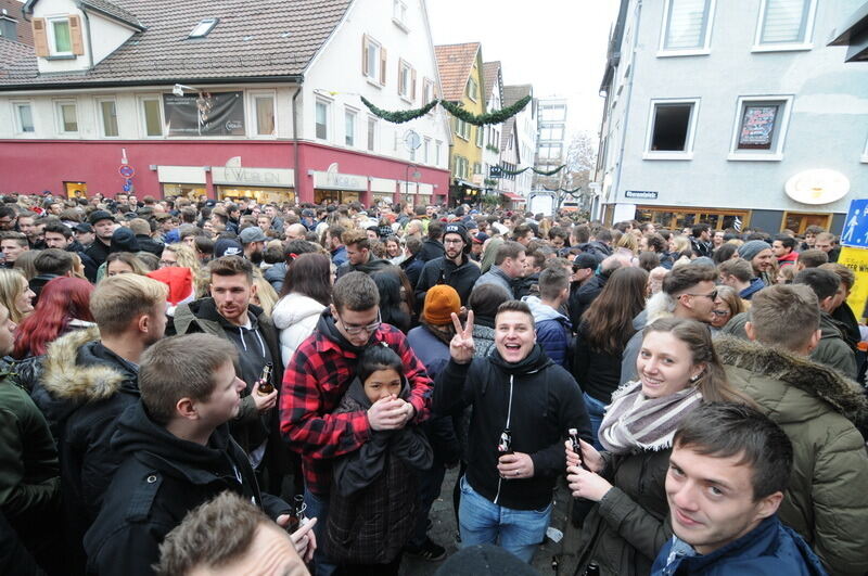 Heiliger Morgen in der Reutlinger Innenstadt 2016