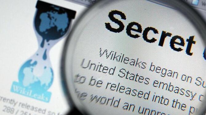 Wikileaks hatte im Sommer gehackte E-Mails der Demokraten veröffentlicht - nach Einschätzung des CIA aus russischen Quellen.