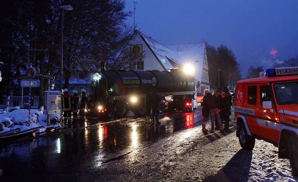 300 Kubikmeter Gülle ausgelaufen
