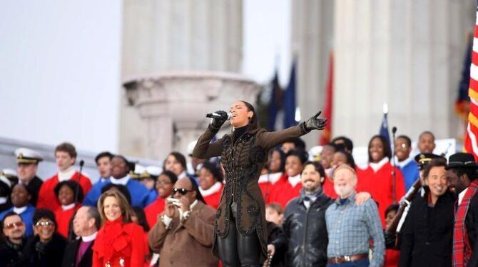 Das waren noch andere Zeiten: Beyoncé bei der Vereidigung von US-Präsident Barack Obama in Washington (2009). Foto: Brack Poo