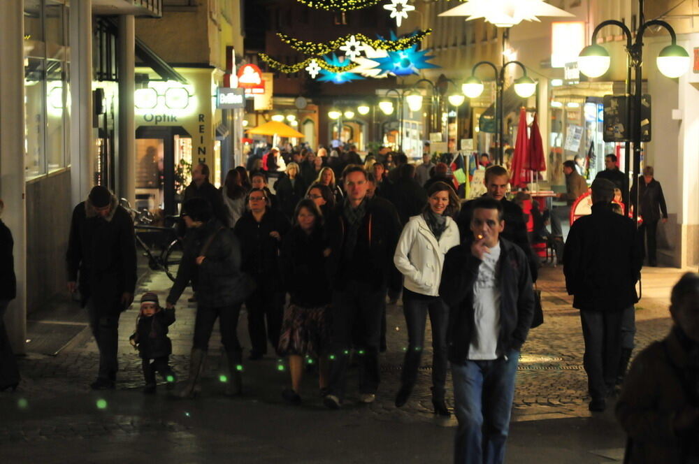 Feuer und Eis Einkaufsnacht