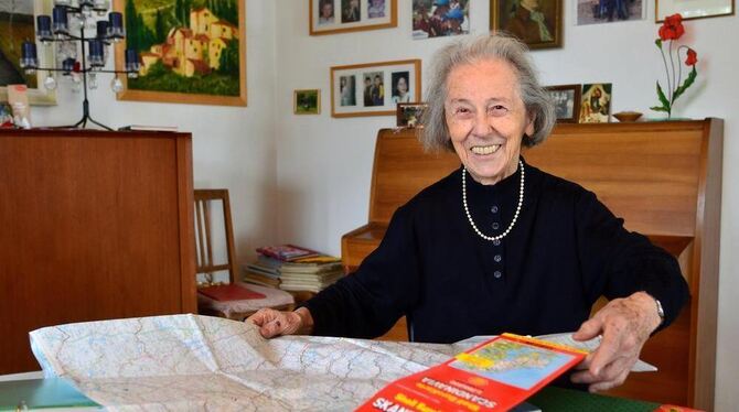 Irmgard Heideker könnte das Reisen an sich erfunden haben: Sie war mehr als ihr halbes Leben lang kreuz und quer am liebsten an