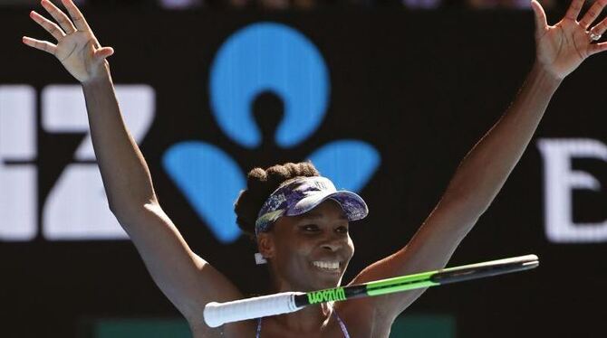 Venus Williams steht nach 14 Jahren wieder im Finale der Australian Open. Foto: Dita Alangkara