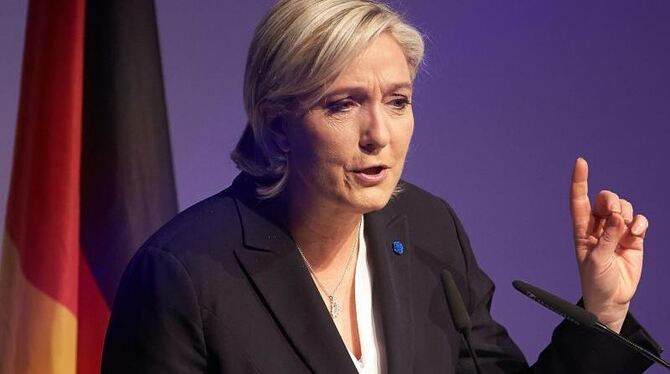 Die Vorsitzende des französischen Front National (FN), Marine Le Pen. Foto: Thomas Frey