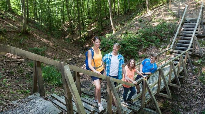 Der neue Premiumwanderweg »Firstwaldrunde«, der auch über das Jägerwegle in Nehren führt,  soll am 23. April eingeweiht werden.