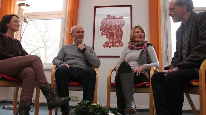 Birgit Egerter, Hartmuth Funk, Susanne Klötzl und Hartmut Nicklau (von links) von der Suchtberatung des Reutlinger Diakonieverba