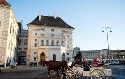 Ein Fiaker vor der Hofburg in Wien. Foto: Daniel Reinhardt
