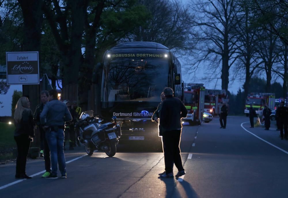 Anschlag auf BVB-Bus