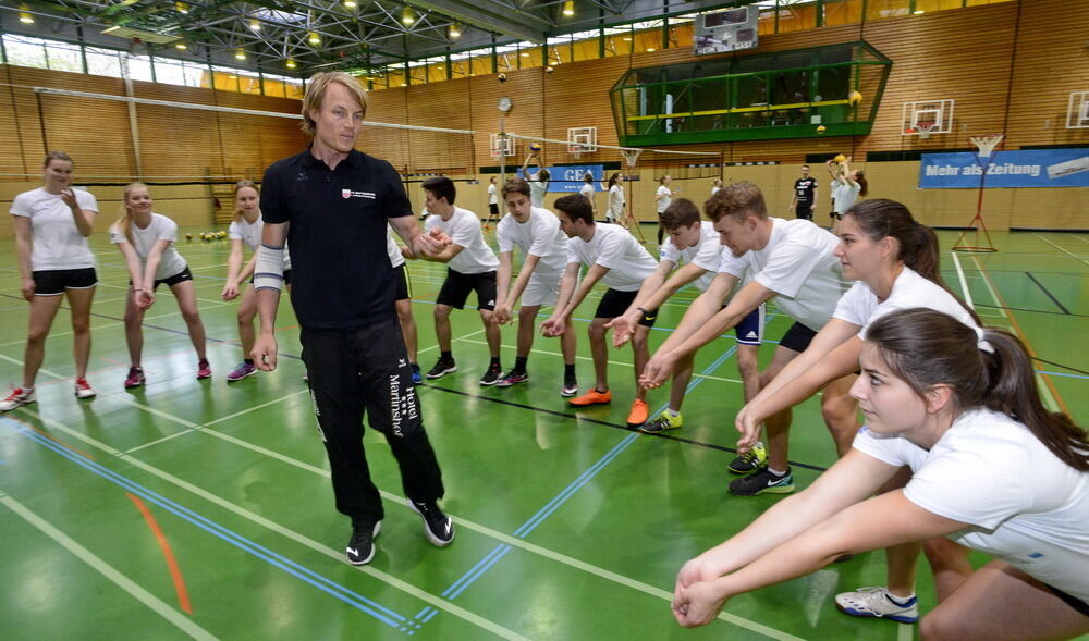Abi-Volleyball-Training mit den Profis des TV Rottenburg