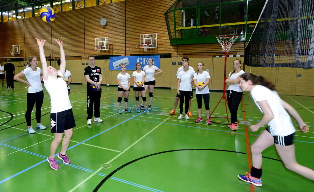 Abi-Volleyball-Training mit den Profis des TV Rottenburg